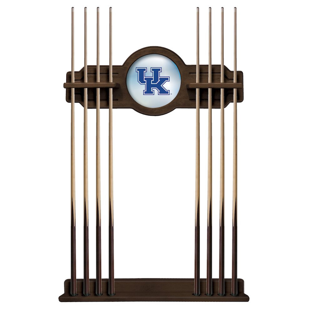 Kentucky "UK" Cue Rack in Navajo Finish