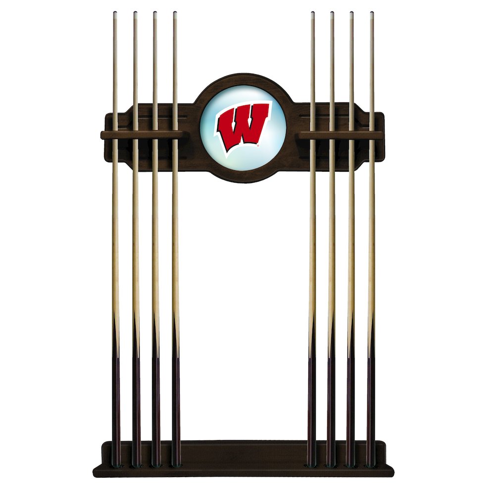 Wisconsin "W" Cue Rack in Navajo Finish