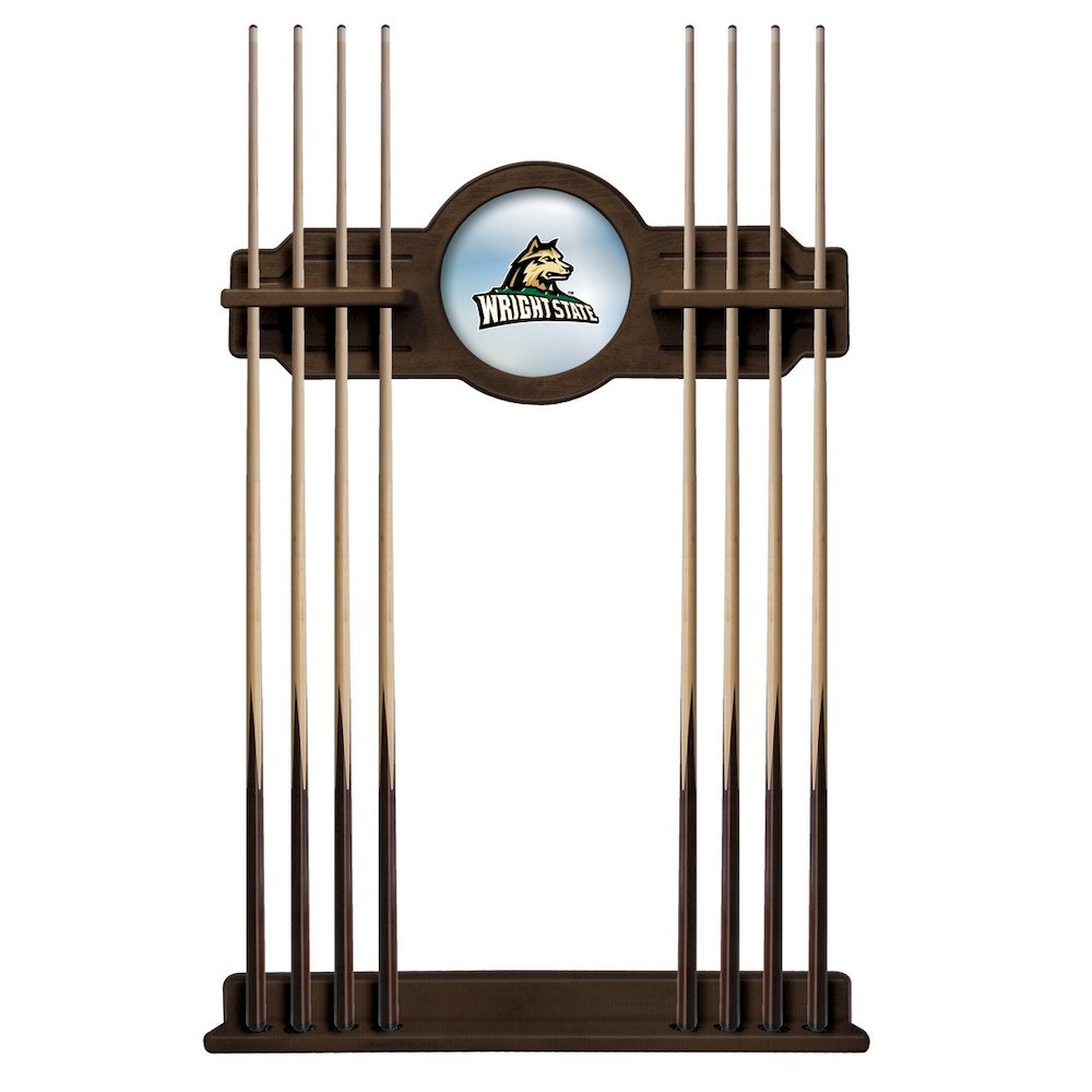 Wright State Cue Rack in Navajo Finish