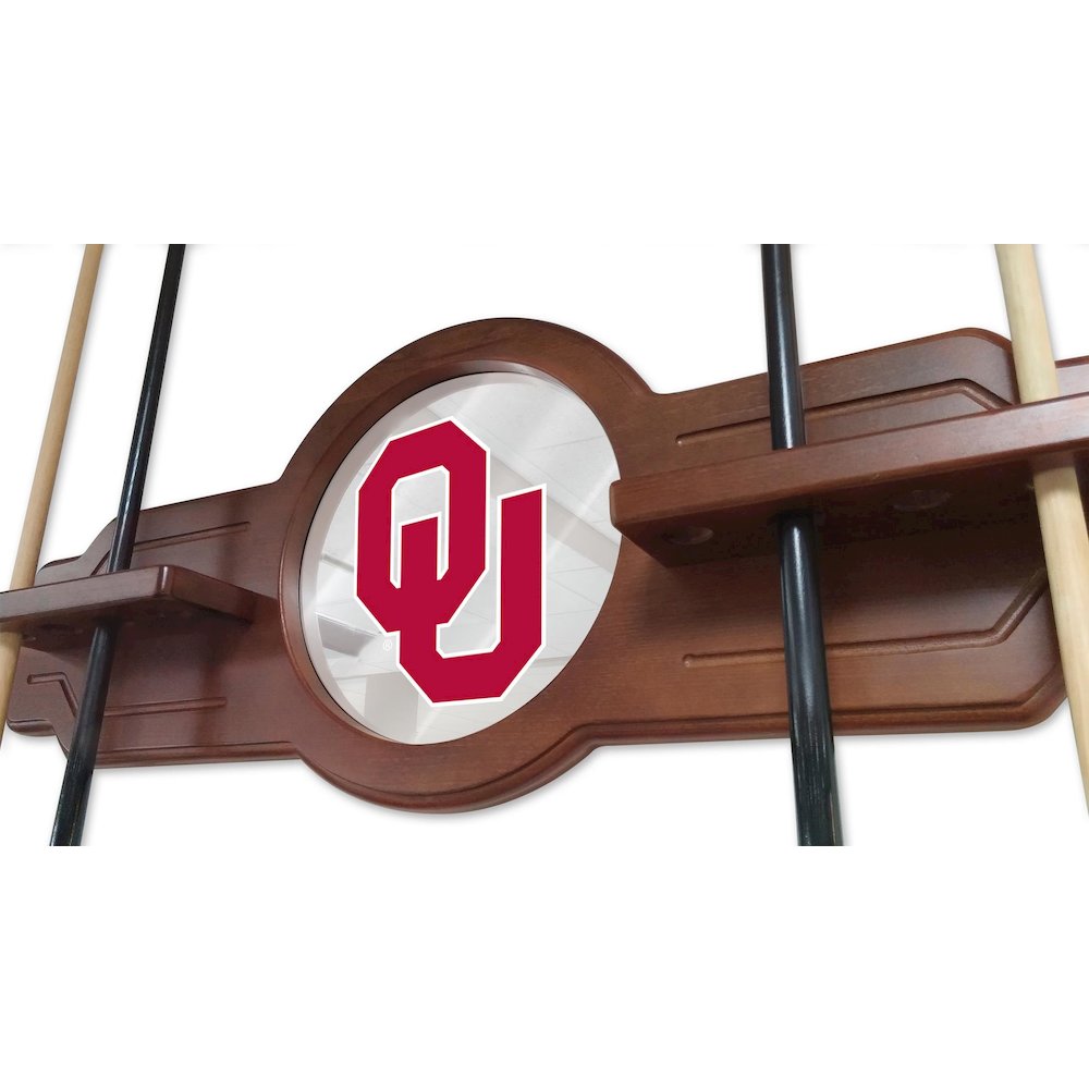 Oklahoma Cue Rack in Black Finish