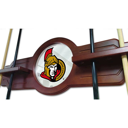 Ottawa Senators Cue Rack in Black Finish