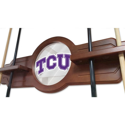TCU Cue Rack in Black Finish
