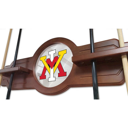 Virginia Military Institute Cue Rack in Black Finish
