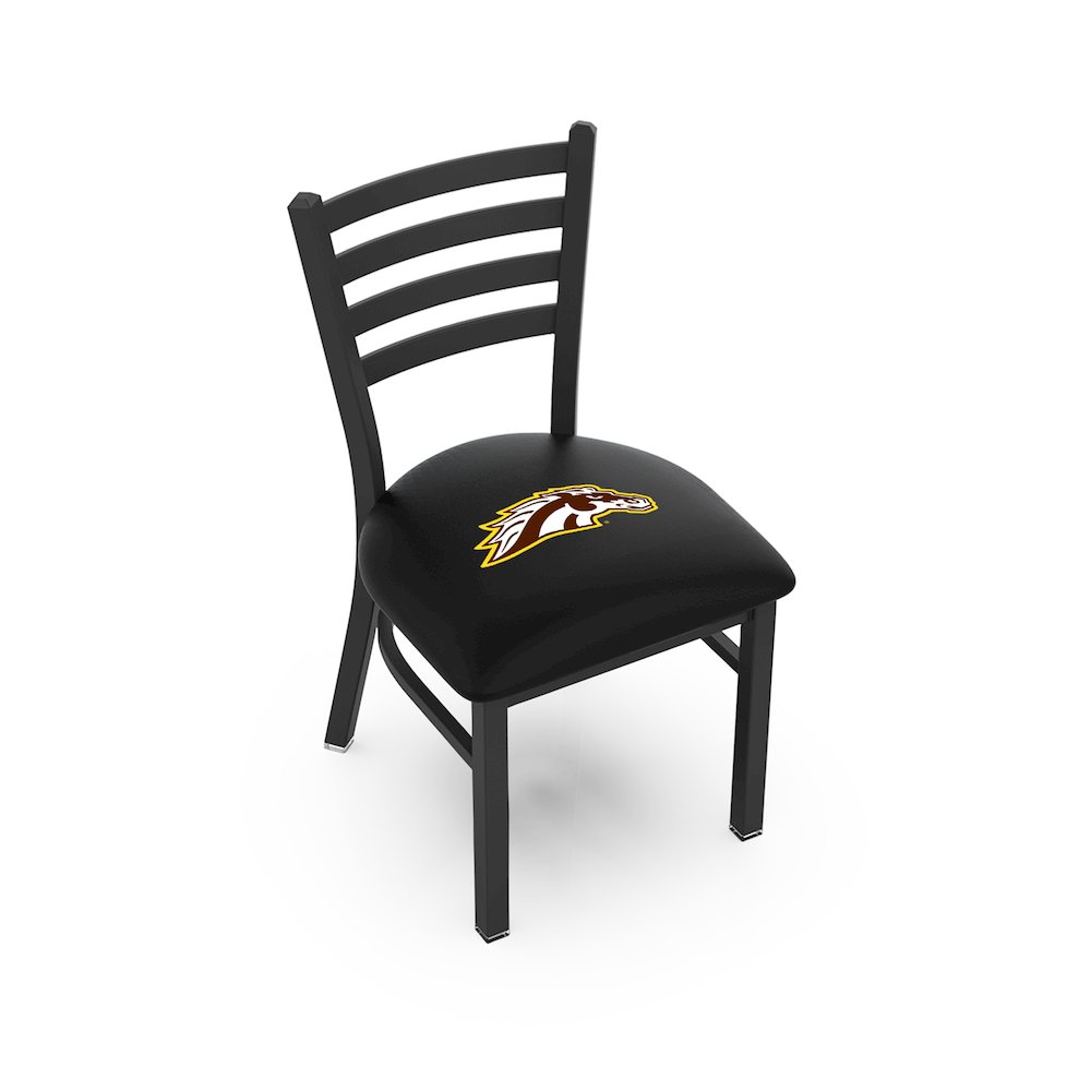 L00418 Western Michigan 18" Chair with Black Wrinkle Finish
