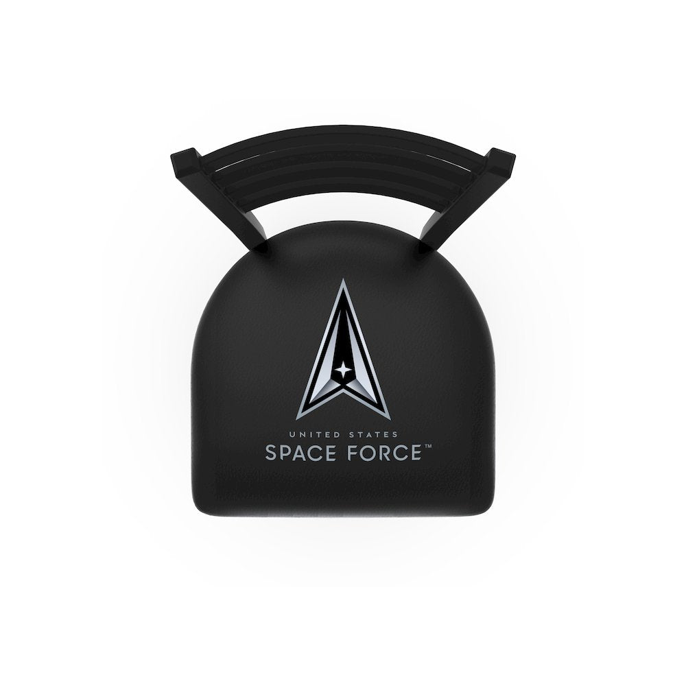 U.S. Space Force 25" Swivel Counter Stool with Black Wrinkle Finish