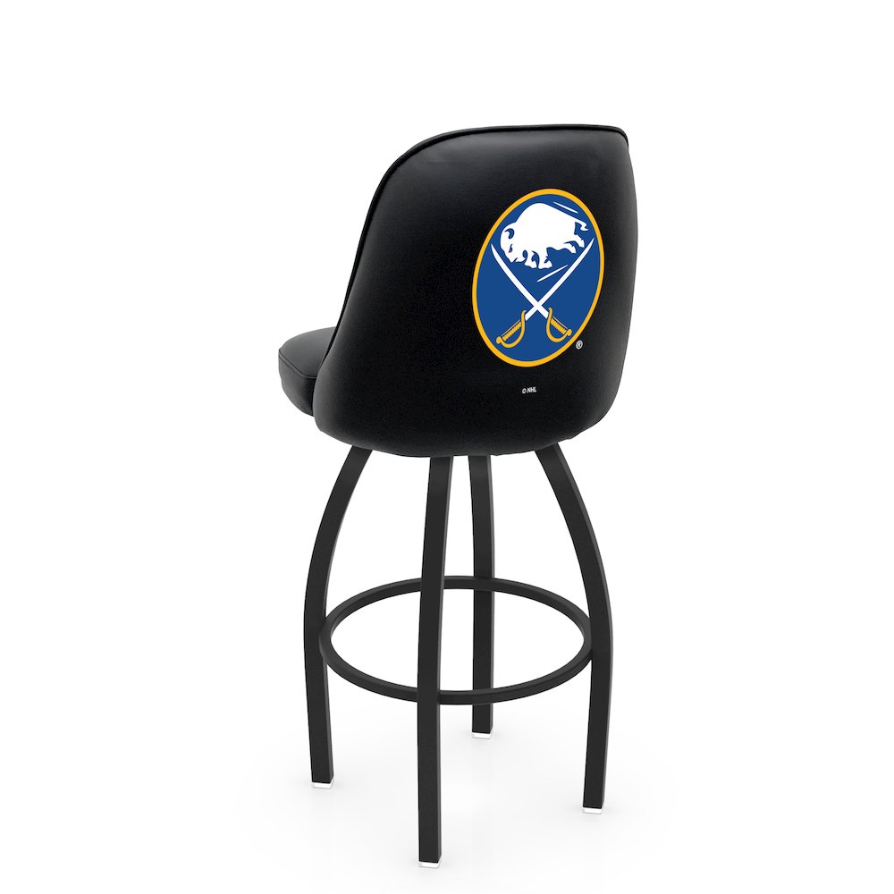 Logo Grizzly Buffalo Sabres Swivel Counter Stool