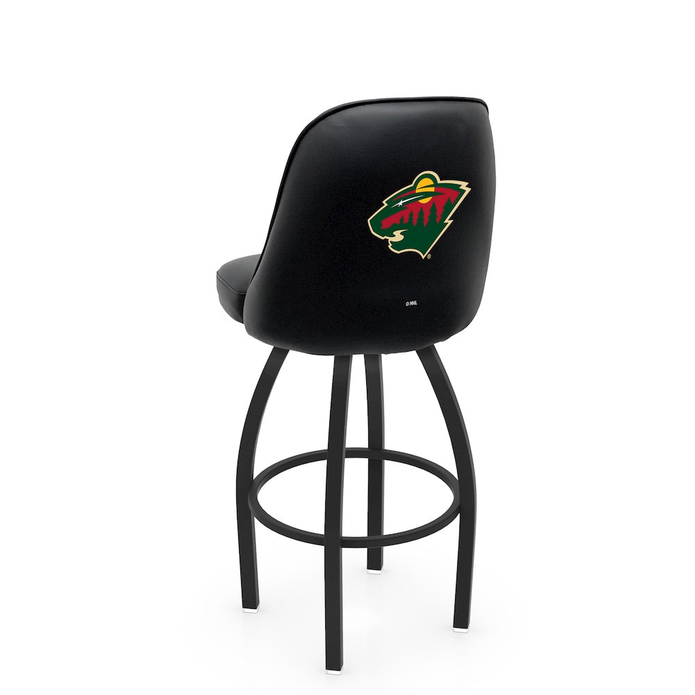 Logo Grizzly Minnesota Wild Swivel Counter Stool