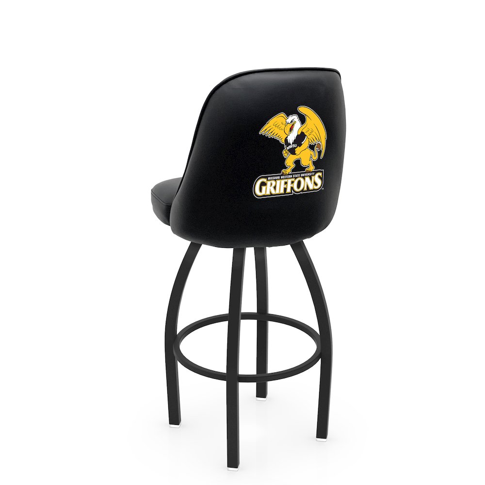 Logo Grizzly Missouri Western State Swivel Counter Stool