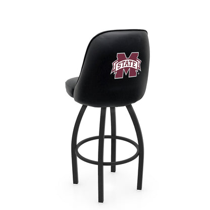 Logo Grizzly Mississippi State Swivel Counter Stool