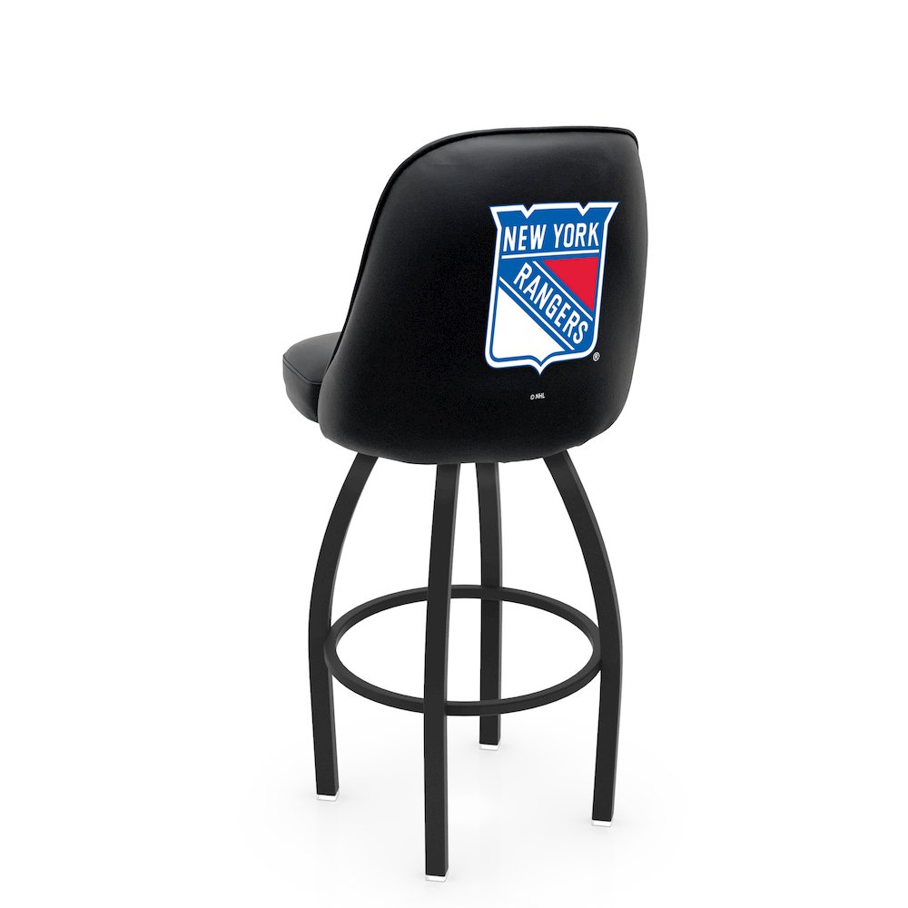 Logo Grizzly New York Rangers Swivel Counter Stool