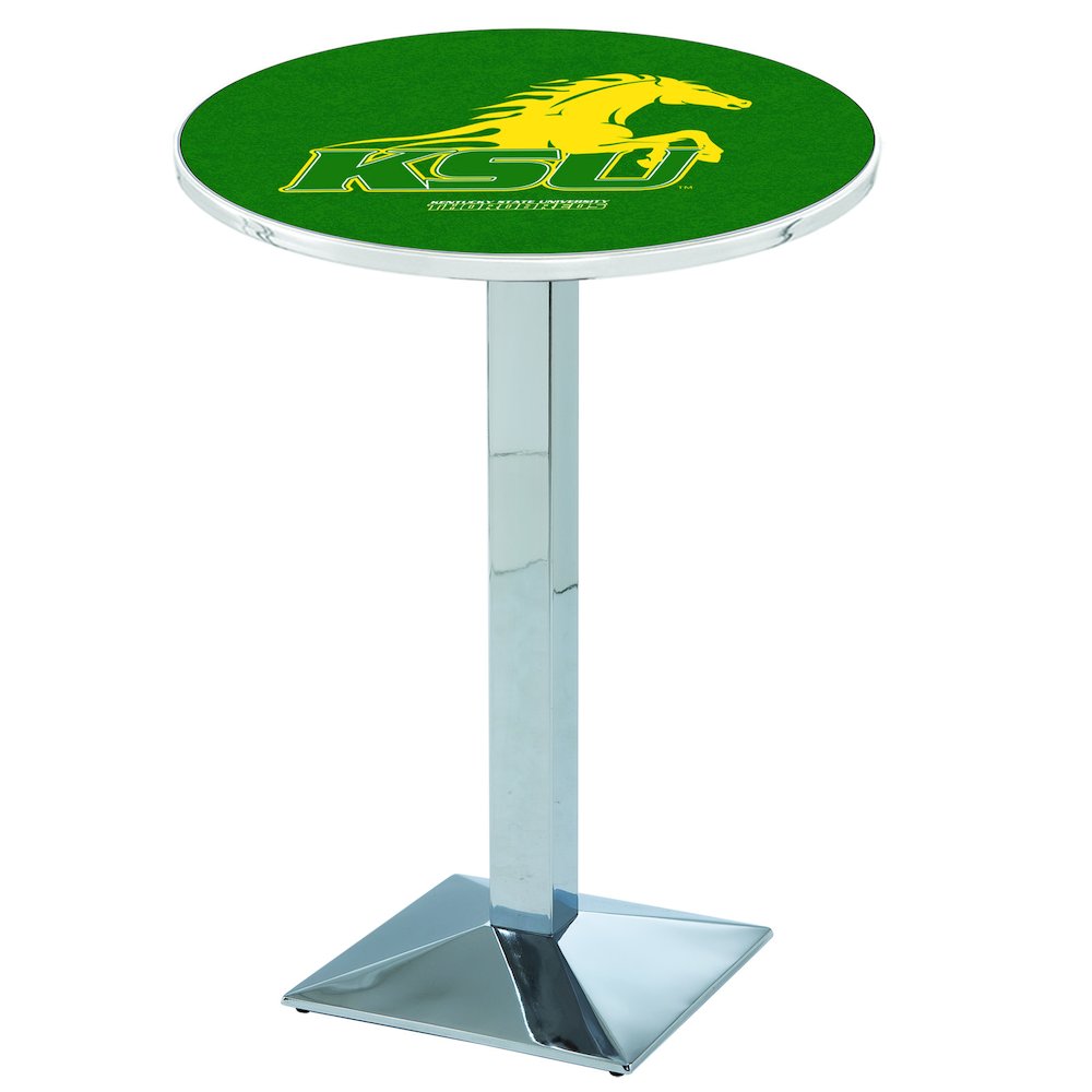 L217 Kentucky State University 36' Tall - 30' Top Pub Table w/ Chrome Finish