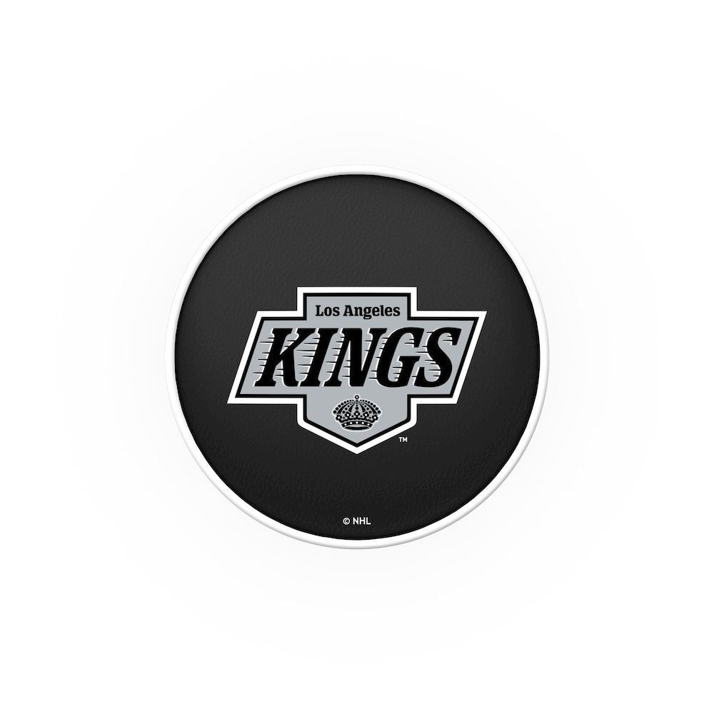 25" L7C1 - 4" Los Angeles Kings Cushion Seat with Double-Ring Chrome Base Swivel Bar Stool by Holland Bar Stool Company