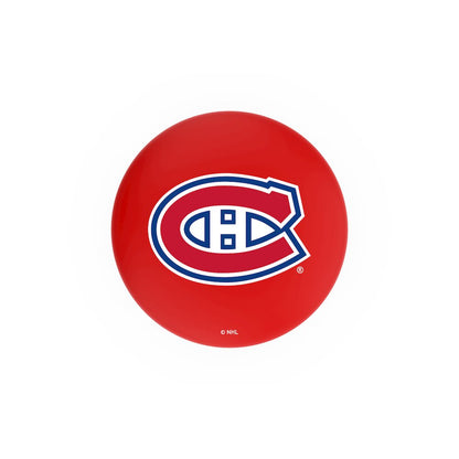 25" L8C2C - Chrome Montreal Canadiens Swivel Bar Stool with Accent Ring by Holland Bar Stool Company