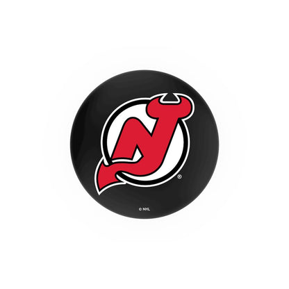 25" L8C2C - Chrome New Jersey Devils Swivel Bar Stool with Accent Ring by Holland Bar Stool Company