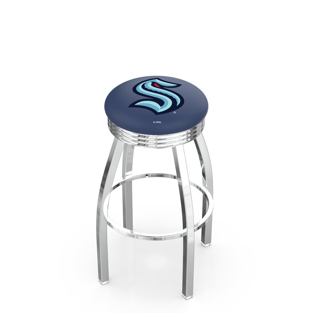 Seattle Kraken Bar Stool L8C3C25SeaKrk