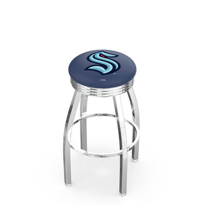 Seattle Kraken Bar Stool L8C3C25SeaKrk