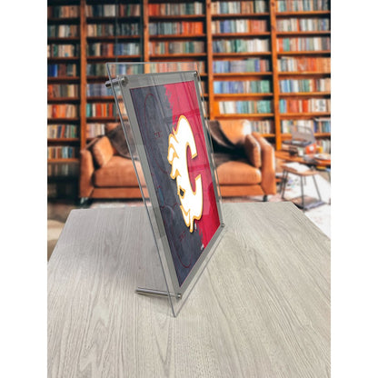Calgary Flames 19.25" x 14.5" Backlit LED Sign
