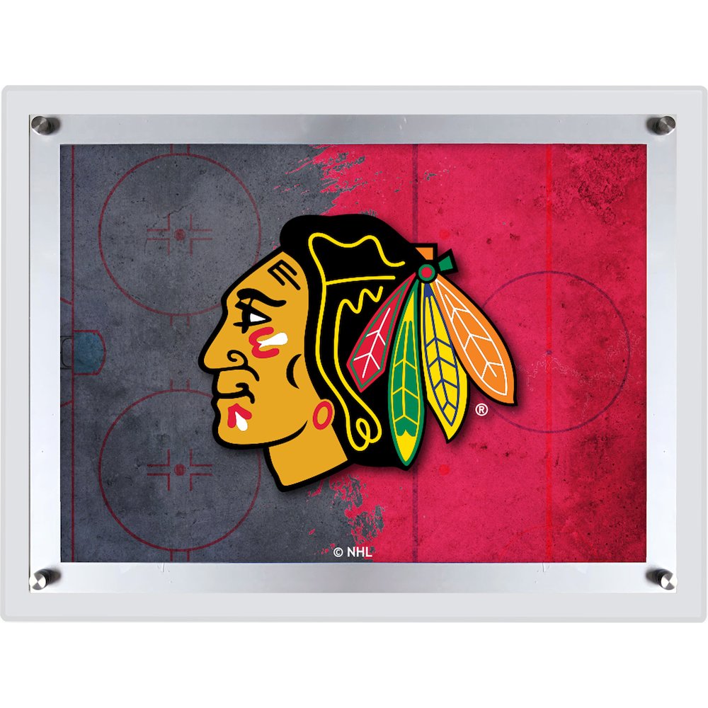 Chicago Blackhawks 19.25" x 14.5" Backlit LED Sign