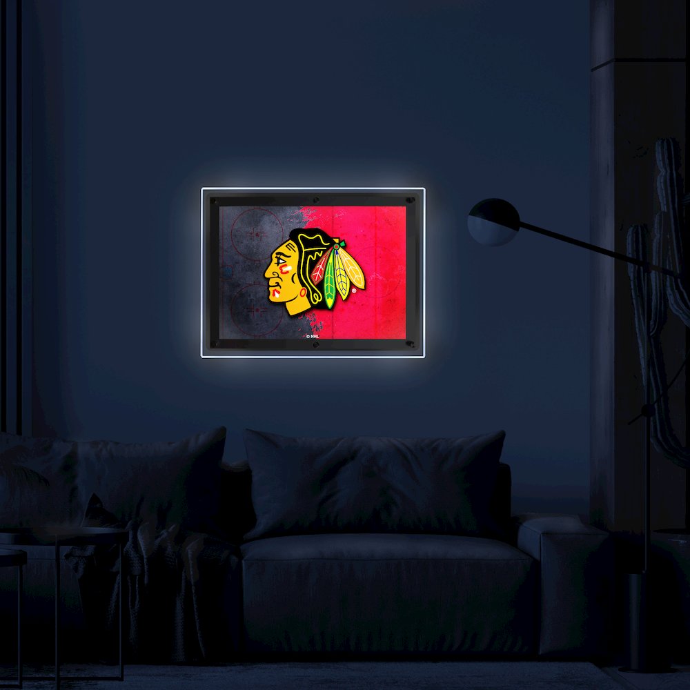 Chicago Blackhawks 19.25" x 14.5" Backlit LED Sign