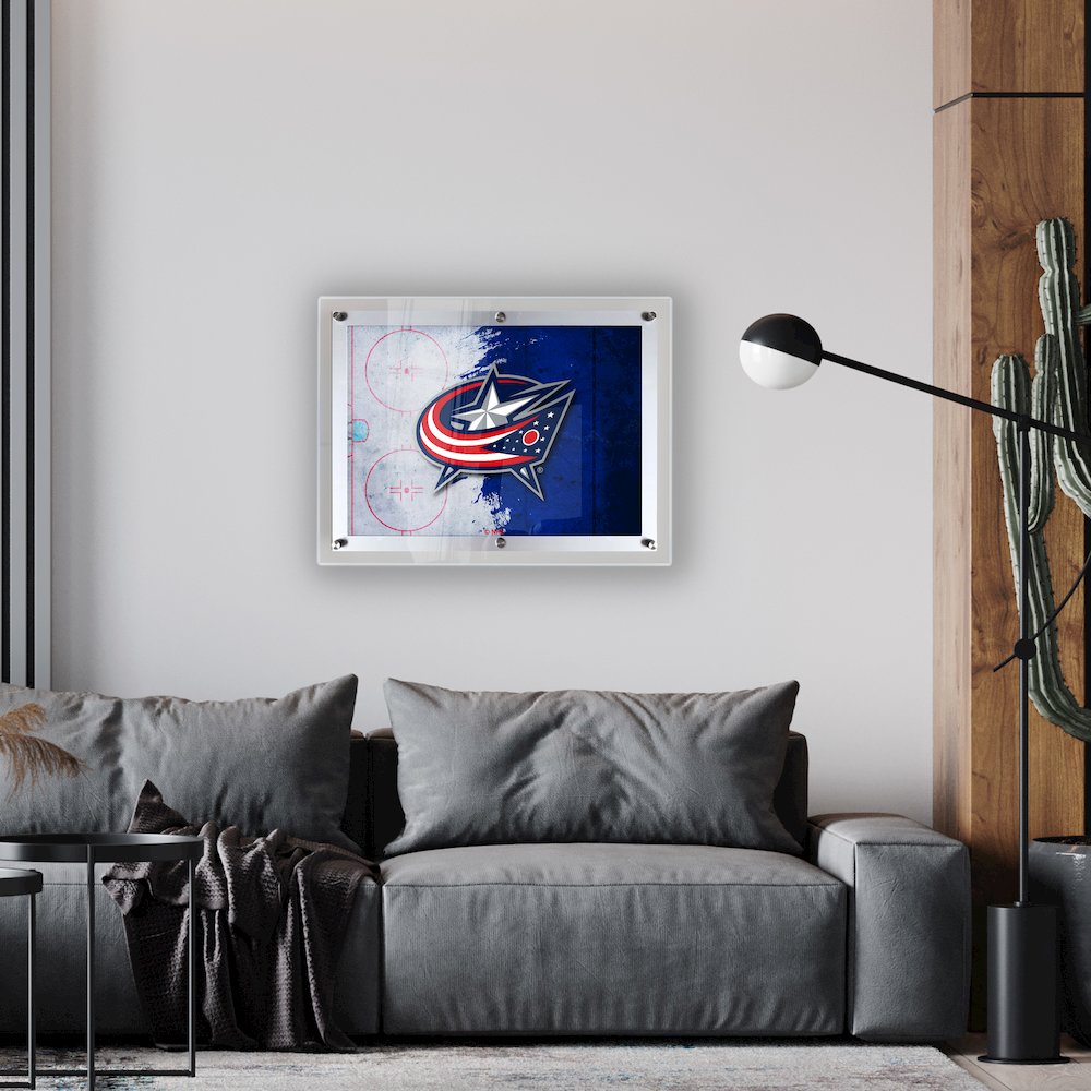Columbus Blue Jackets 19.25" x 14.5" Backlit LED Sign