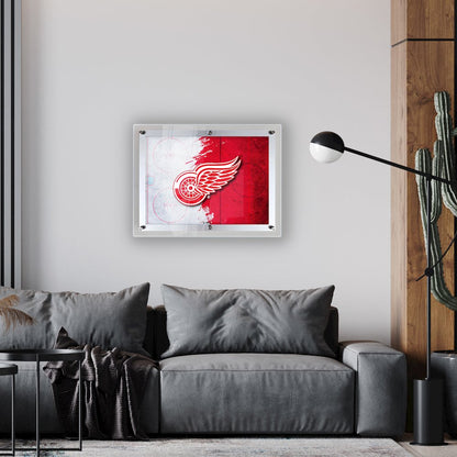 Detroit Red Wings 19.25" x 14.5" Backlit LED Sign