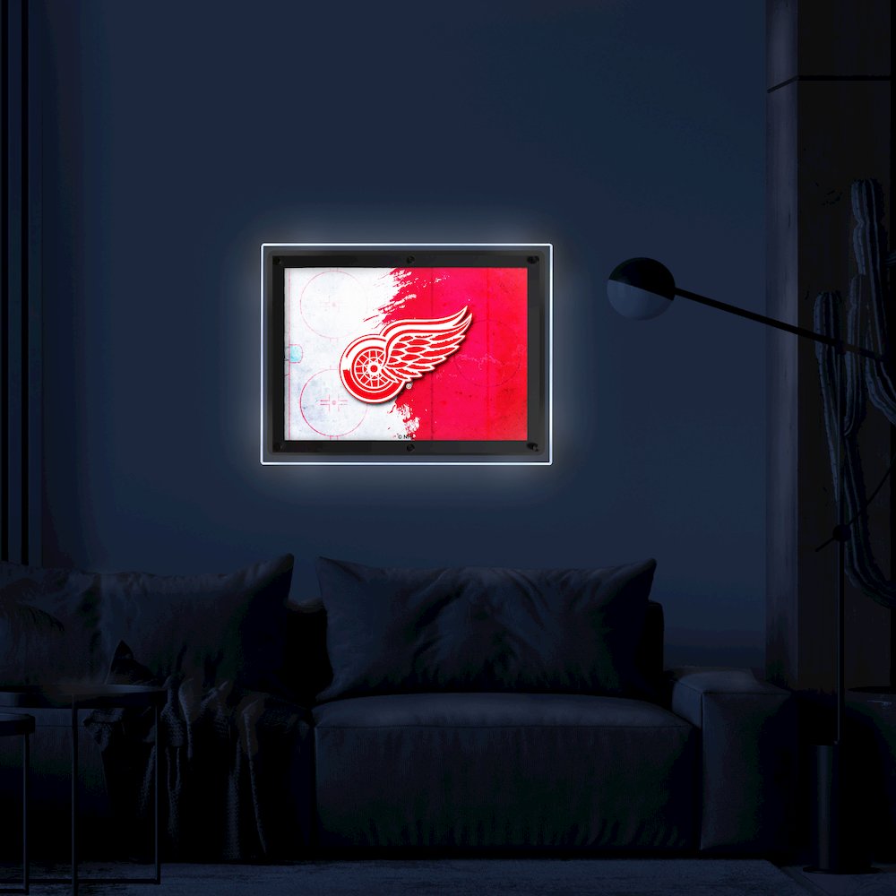 Detroit Red Wings 19.25" x 14.5" Backlit LED Sign