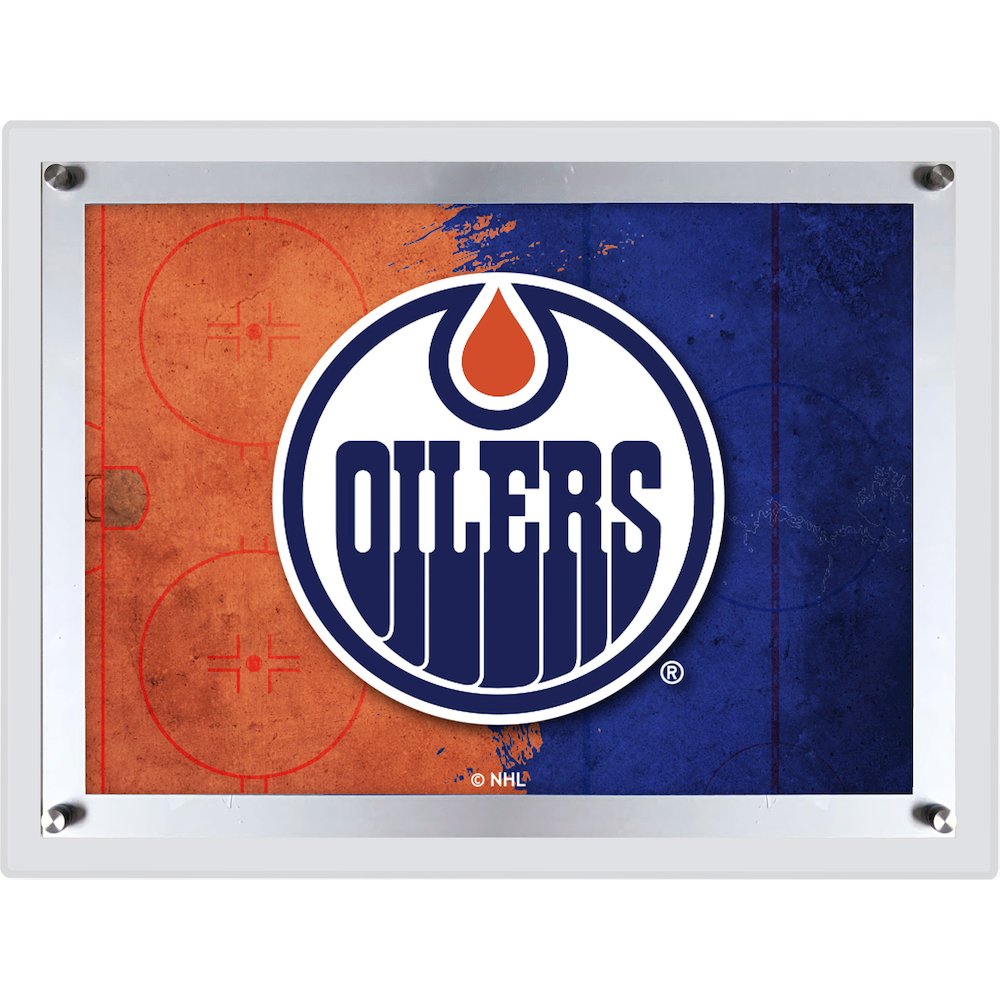 Edmonton Oilers 19.25" x 14.5" Backlit LED Sign