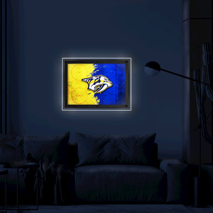 Nashville Predators 19.25" x 14.5" Backlit LED Sign