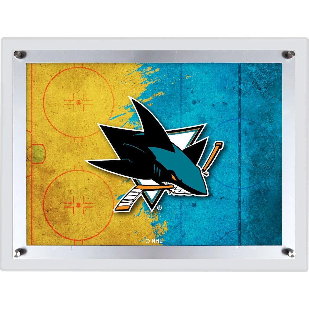 San Jose Sharks 19.25" x 14.5" Backlit LED Sign
