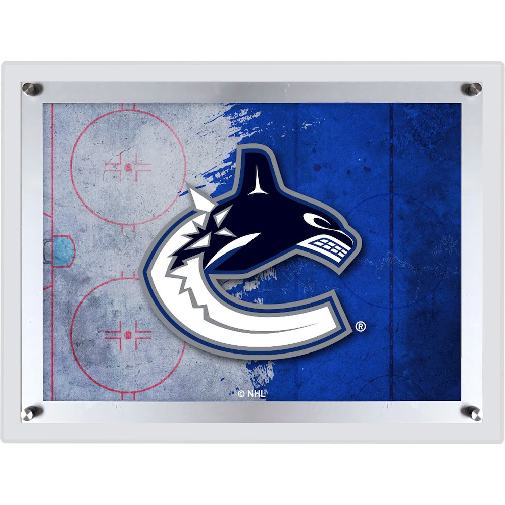 Vancouver Canucks 19.25" x 14.5" Backlit LED Sign