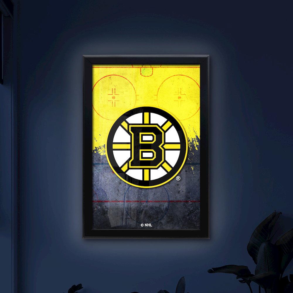 Boston Bruins 15.75" x 23.5" LED Snap Frame Lightbox