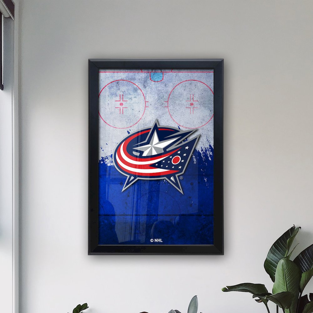 Columbus Blue Jackets 15.75" x 23.5" LED Snap Frame Lightbox