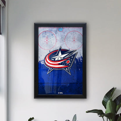 Columbus Blue Jackets 15.75" x 23.5" LED Snap Frame Lightbox