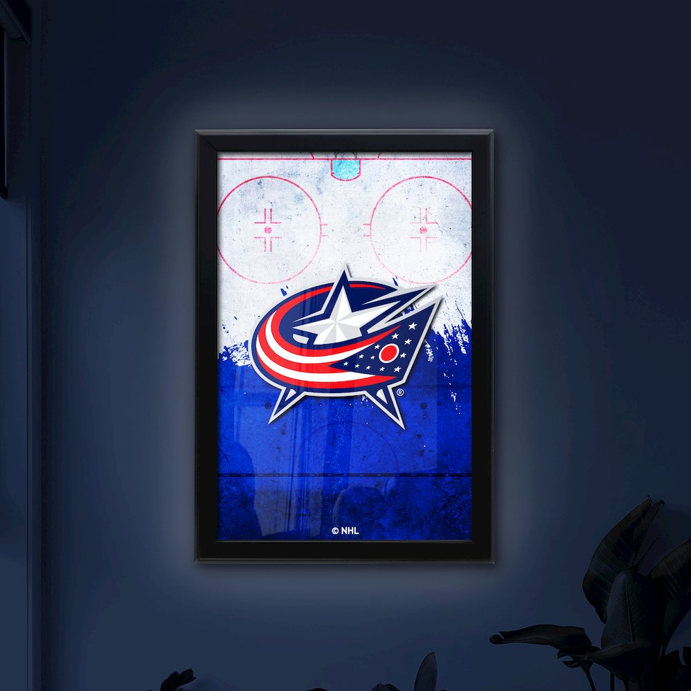 Columbus Blue Jackets 15.75" x 23.5" LED Snap Frame Lightbox