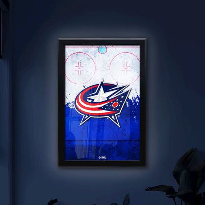 Columbus Blue Jackets 15.75" x 23.5" LED Snap Frame Lightbox