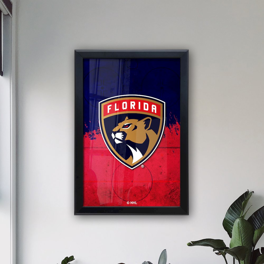 Florida Panthers 15.75" x 23.5" LED Snap Frame Lightbox