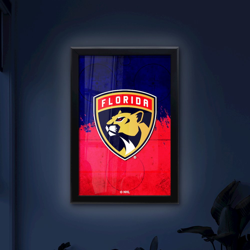 Florida Panthers 15.75" x 23.5" LED Snap Frame Lightbox