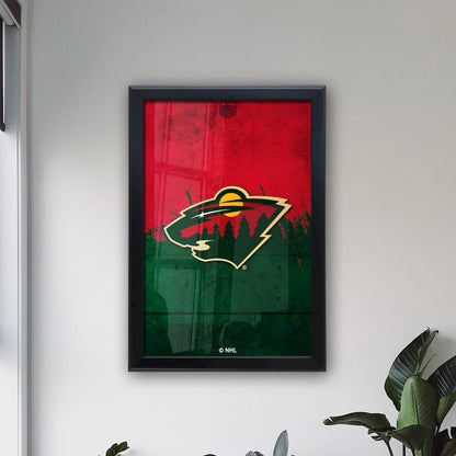 Minnesota Wild 15.75" x 23.5" LED Snap Frame Lightbox