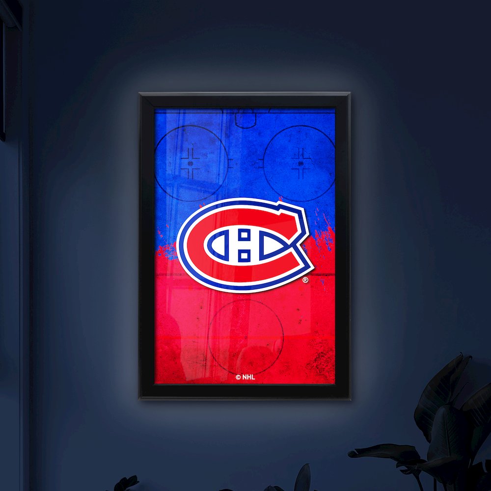 Montreal Canadiens 15.75" x 23.5" LED Snap Frame Lightbox
