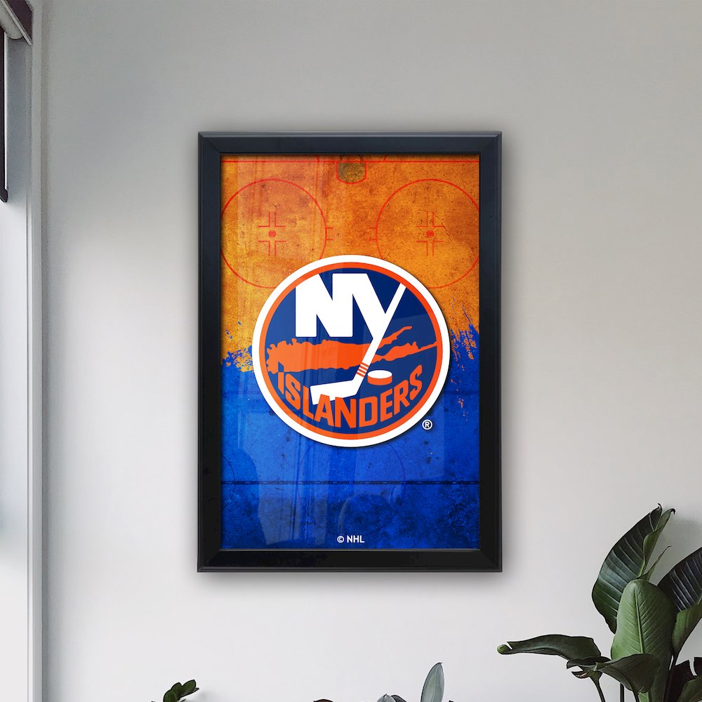 New York Islanders 15.75" x 23.5" LED Snap Frame Lightbox