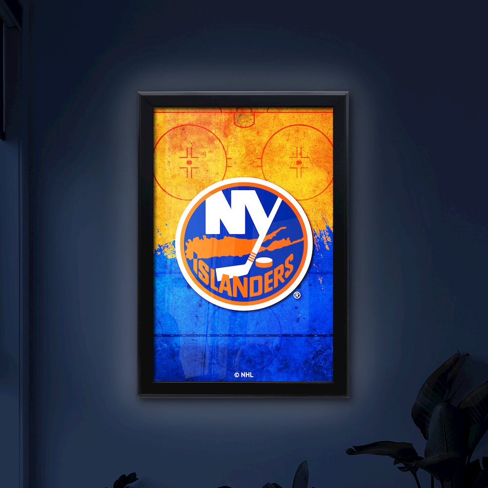 New York Islanders 15.75" x 23.5" LED Snap Frame Lightbox