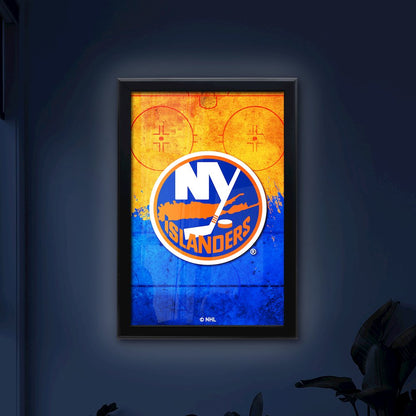 New York Islanders 15.75" x 23.5" LED Snap Frame Lightbox