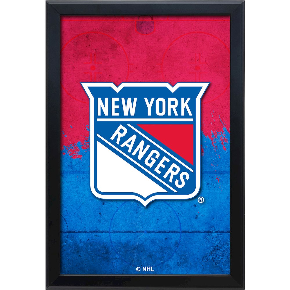 New York Rangers 15.75" x 23.5" LED Snap Frame Lightbox