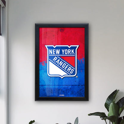 New York Rangers 15.75" x 23.5" LED Snap Frame Lightbox