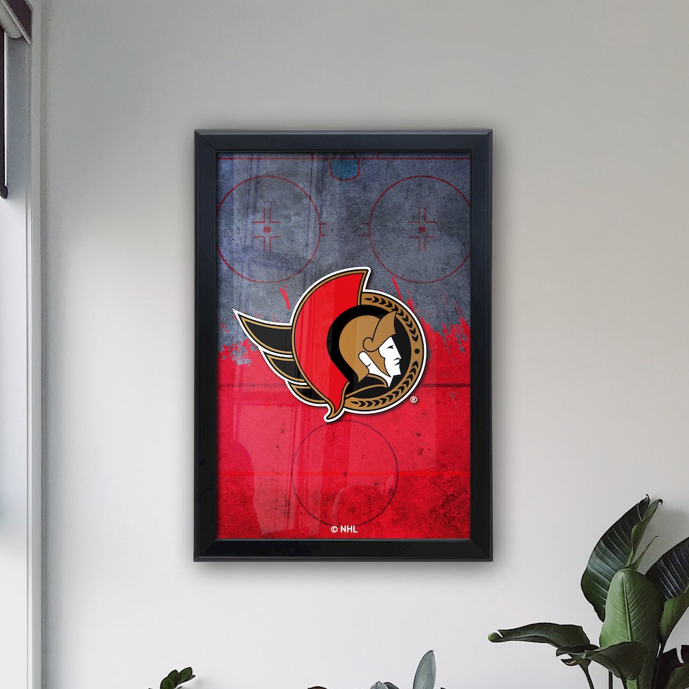 Ottawa Senators 15.75" x 23.5" LED Snap Frame Lightbox