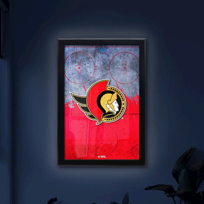 Ottawa Senators 15.75" x 23.5" LED Snap Frame Lightbox