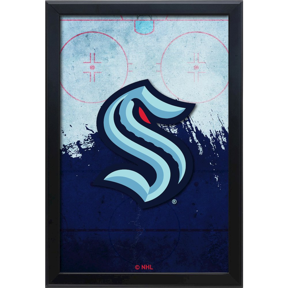 Seattle Kraken 15.75" x 23.5" LED Snap Frame Lightbox