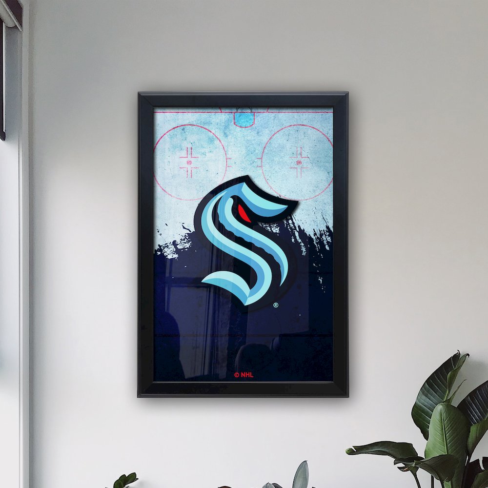 Seattle Kraken 15.75" x 23.5" LED Snap Frame Lightbox