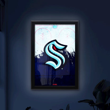 Seattle Kraken 15.75" x 23.5" LED Snap Frame Lightbox