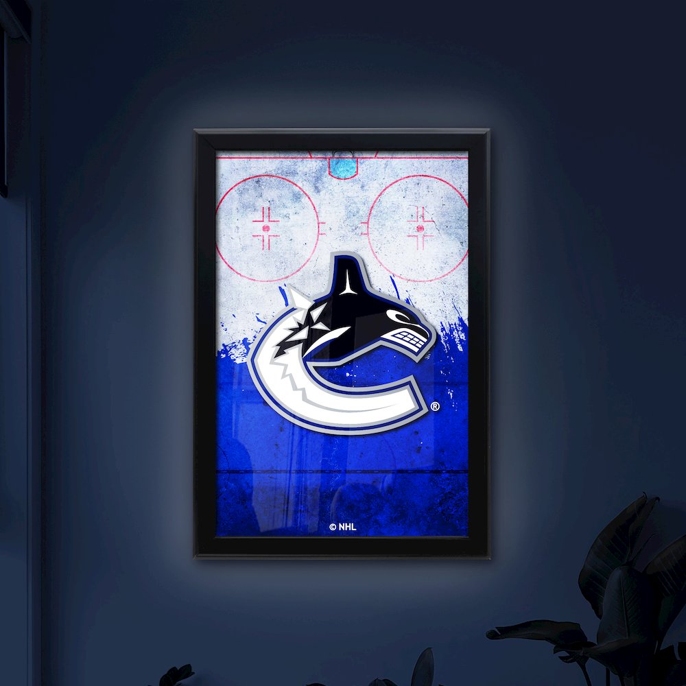 Vancouver Canucks 15.75" x 23.5" LED Snap Frame Lightbox